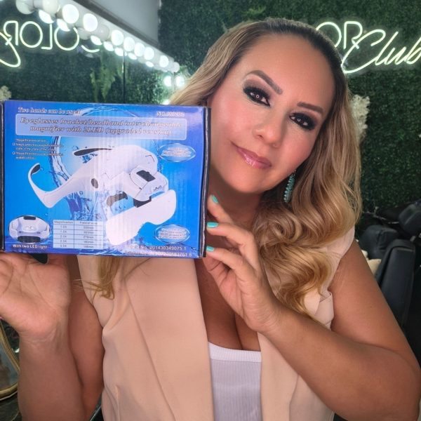 Gafas Lupa Visera Diadema Con Luz Led 5 Lentes Electronica