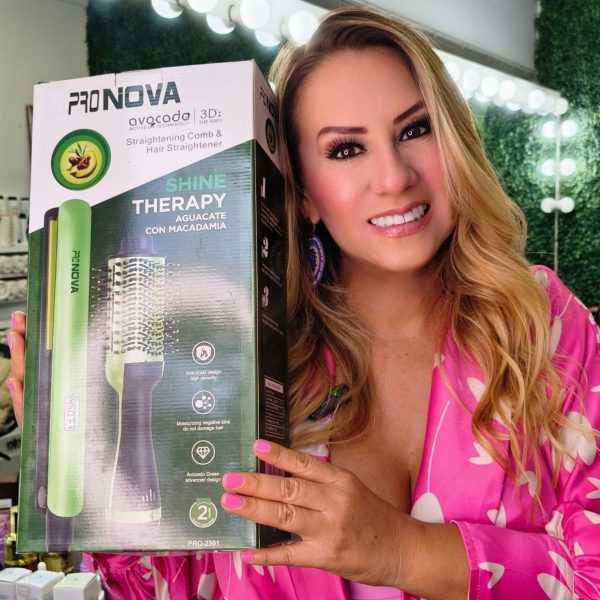 Combo Aguacate Plancha Alizadora + Cepillo