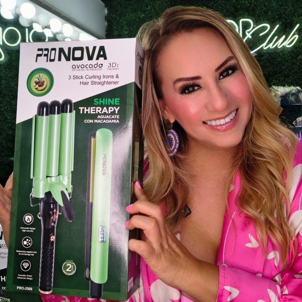 combo aguacate plancha alizadora + rizador