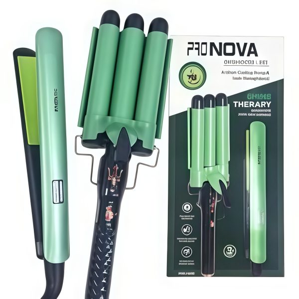 Combo Aguacate Plancha Alizadora + Rizador Ondas de Sirena