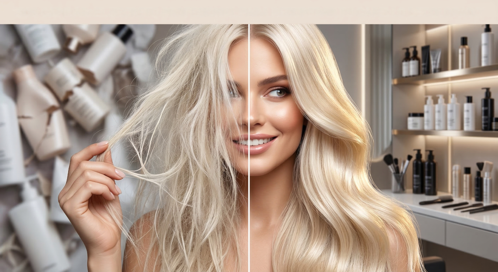 cómo recuperar el cabello decolorado