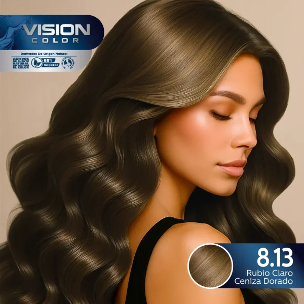 Imagen de Tinte Permanente Duvy Class Vision Color - 60 ML / 2.03 FL. OZ. / 8,13 Rubio Claro Irisado