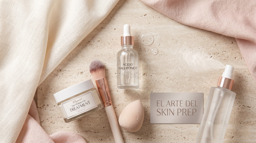 preparación de piel para maquillaje