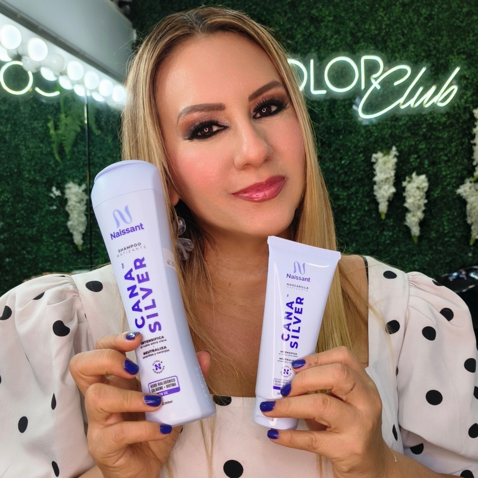 Shampoo Matizante Cana Silver de Naissant.