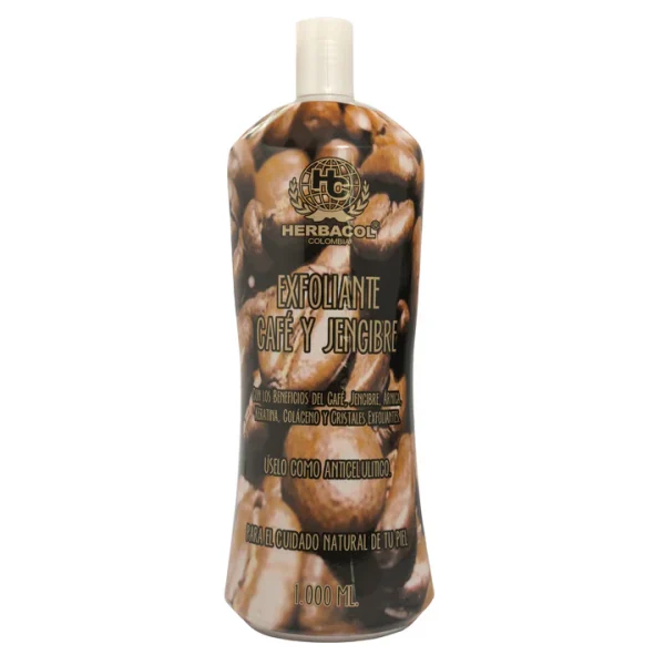 Exfoliante corporal de café y jengibre Herbacol