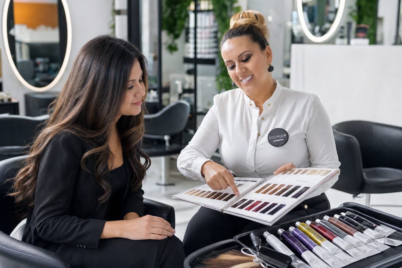 Asesoría de coloración profesional Duvy Class y Alfaparf en Color Club