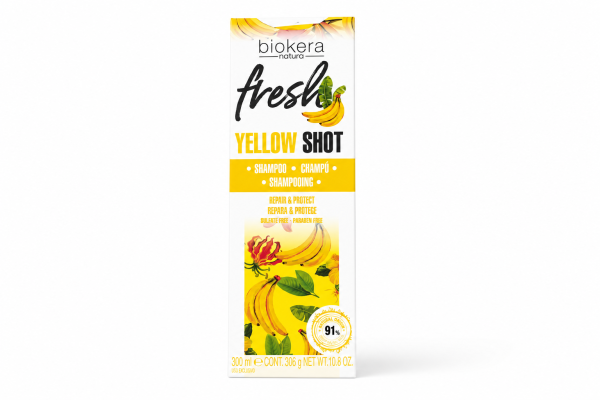 Biokera Natura Fresh Yellow Shot Shampoo 300 ml