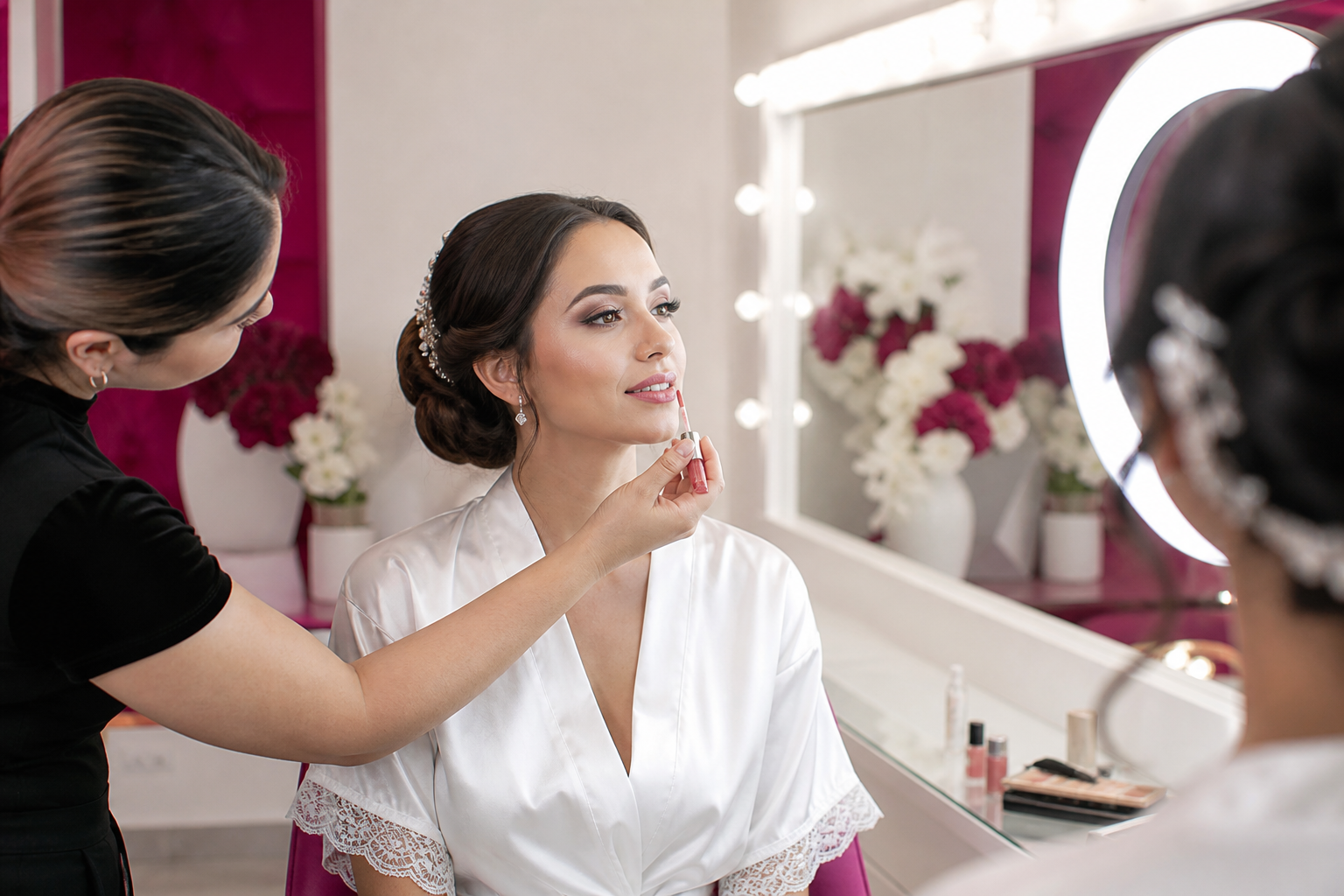 Prueba maquillaje natural novia Color Club