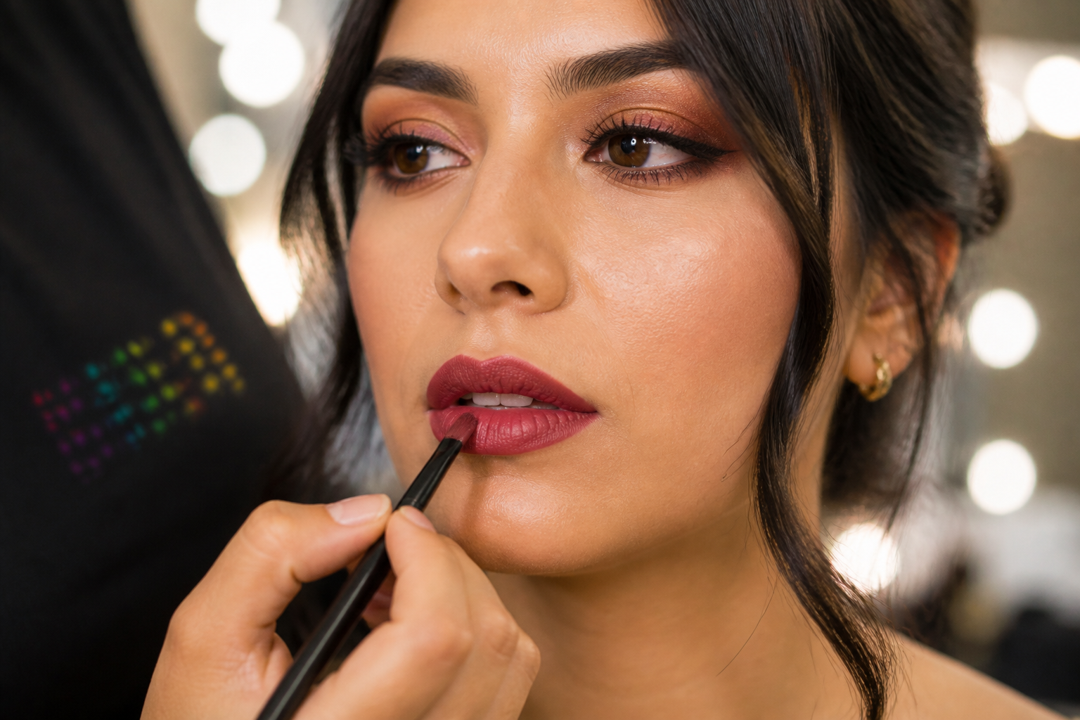 Labio mocha y piel glow maquillaje otoño Color Club Bucaramanga